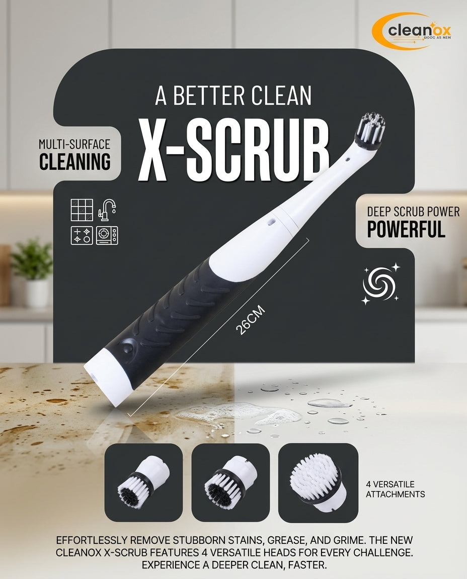 Cordless Electric Cleaning Brush – Kitchen & Bathroom Crevice Scrubber