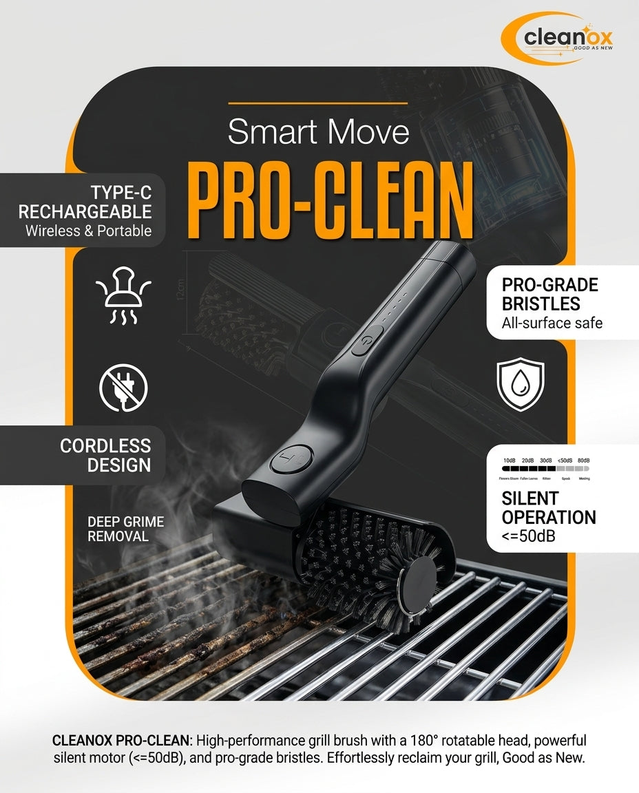 Electric Grill & BBQ Cleaning Brush