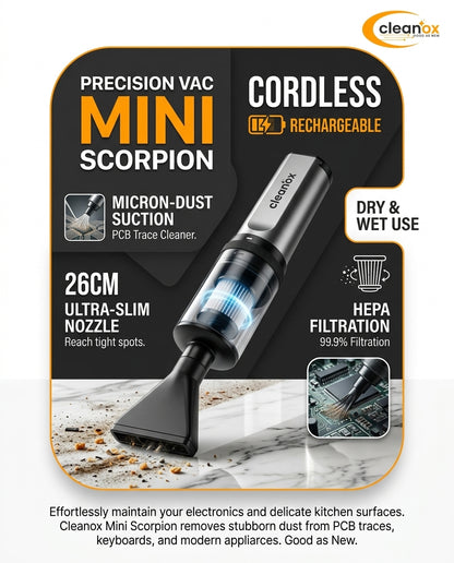 Mini Cordless Vacuum Cleaner – Portable Dust & Debris Cleane
